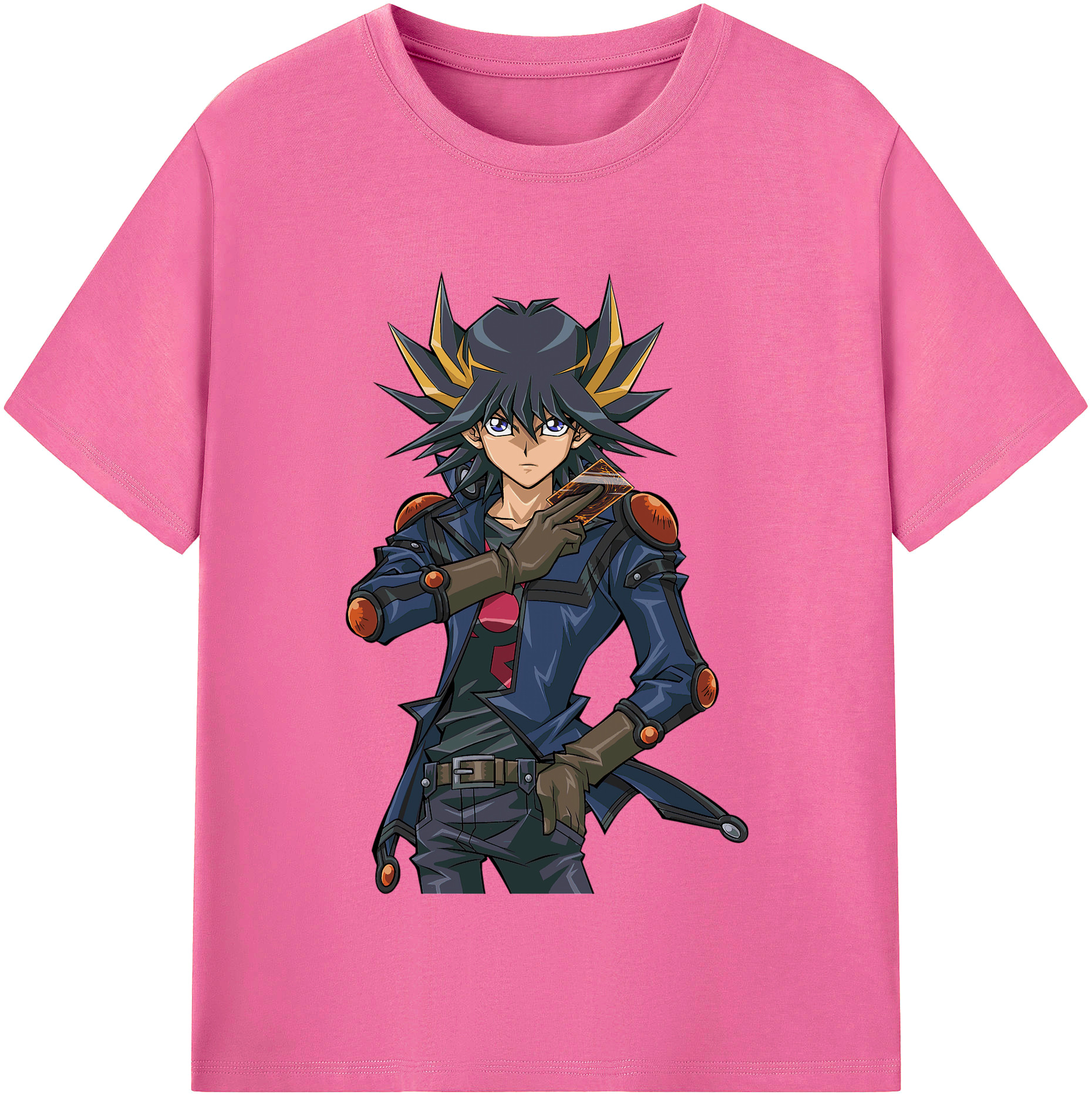 （画像用） 遊☆戯☆王 Yu-Gi-Oh! レディースカジュアルプリントTシャツ（綿100％）